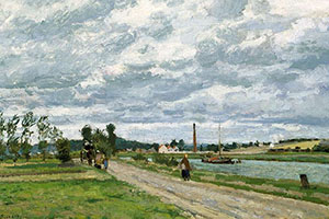 Camille Pissarro - les rives de l’Oise